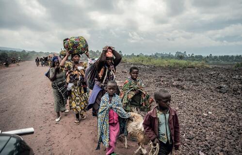 People on the move fleeing violence in Democratic Republic of the Congo