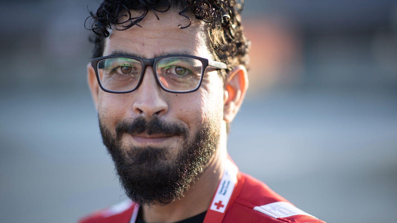 Hassan Al Kontar from Syria was known as “the man at the airport” in the news, after he was stranded at the Kuala Lumpur airport for 7 months. He now lives in Canada and works for the Canadian Red Cross.