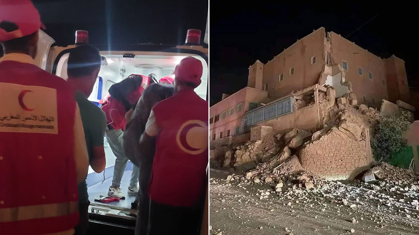 Moroccan Red Crescent teams were the first on the ground to provide urgent assistance to those affected by the September 8 earthquake.