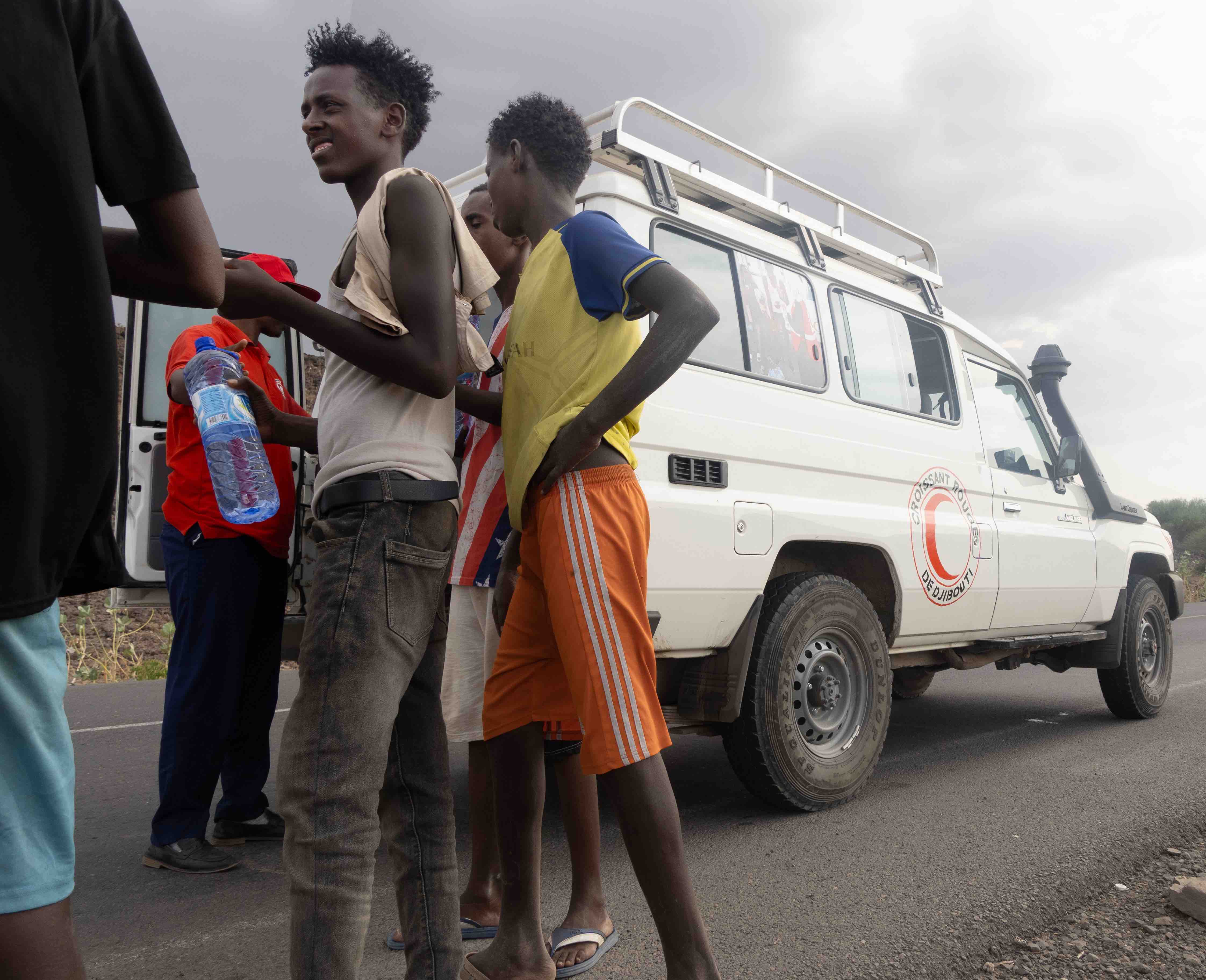 Djibouti Red Crescent offers help to migrants along their route via mobile humanitarian service points