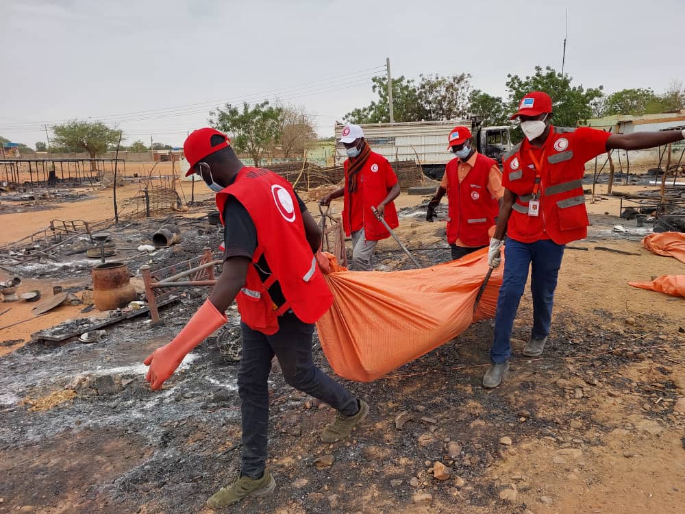 In first six months of conflict escalation, Sudanese Red Crescent volunteers have performed critical work in very difficult conditions
