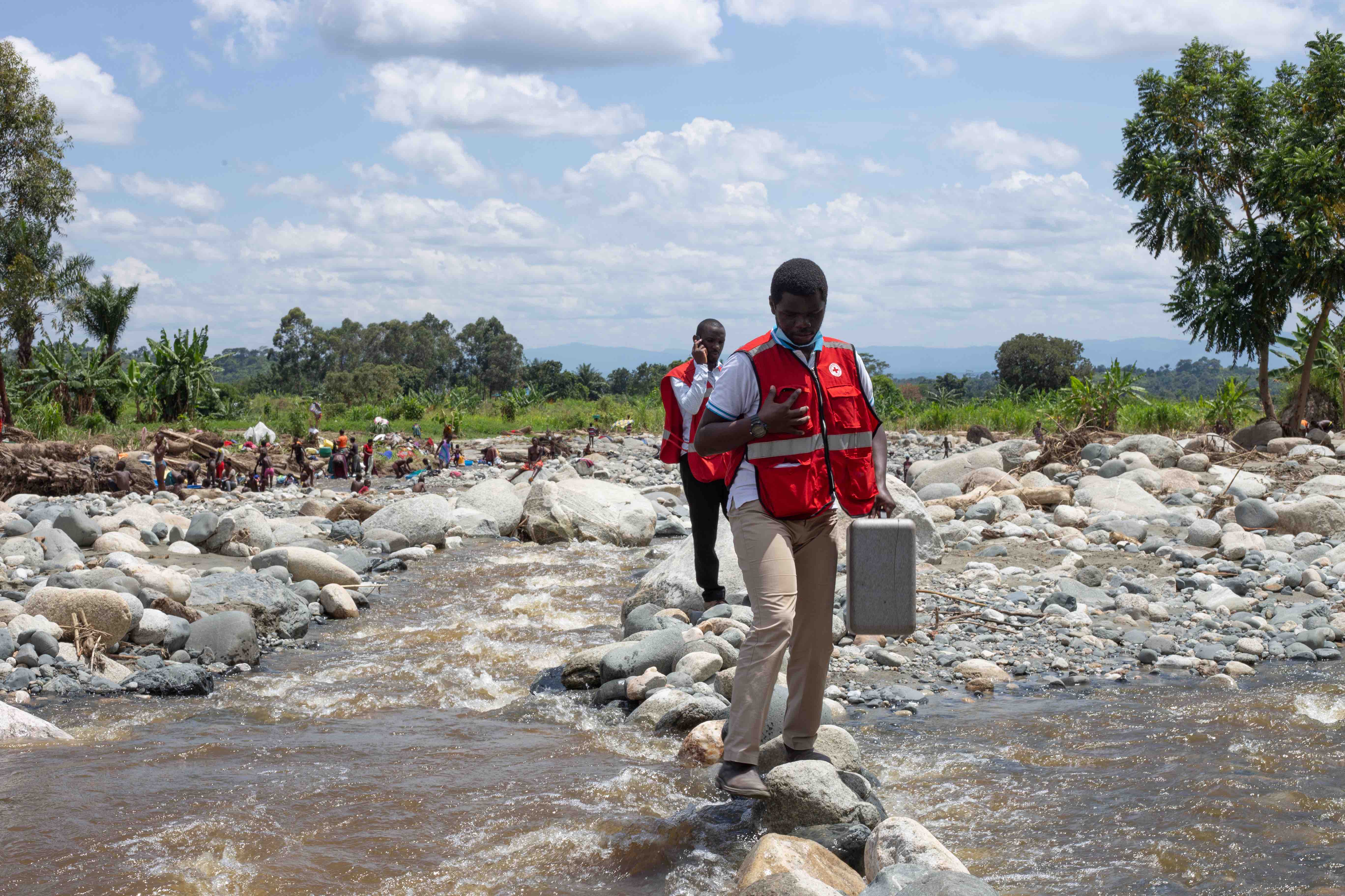 Uganda Red Cross teams reach out to remote mountainside villages after a series of floods and mudslides.