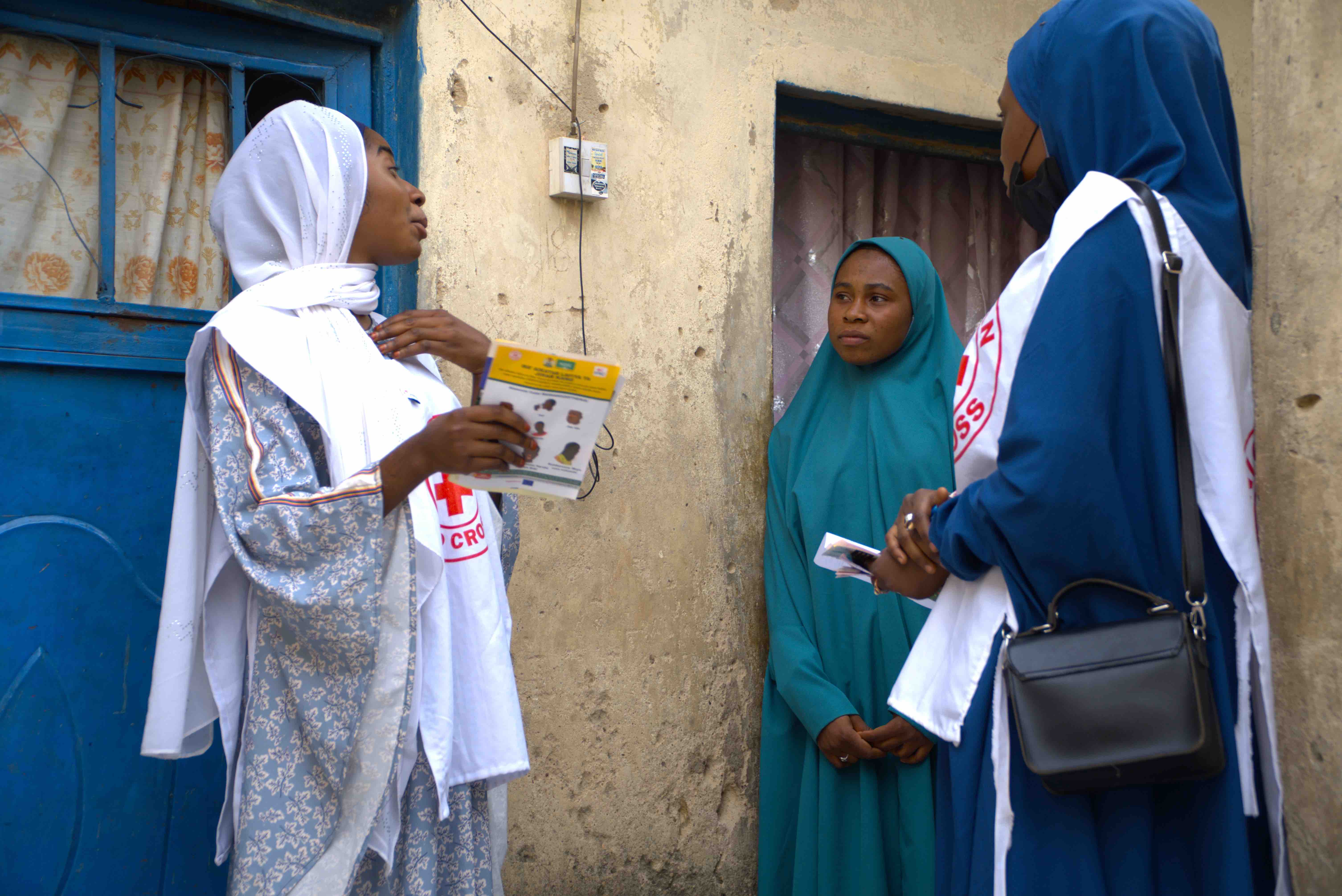 Aisha Adam Ibrahim was at first skeptical when Red Cross volunteers came to warn her about a dangerous diphtheria epidemic. Now she realises their warnings may have saved her life.