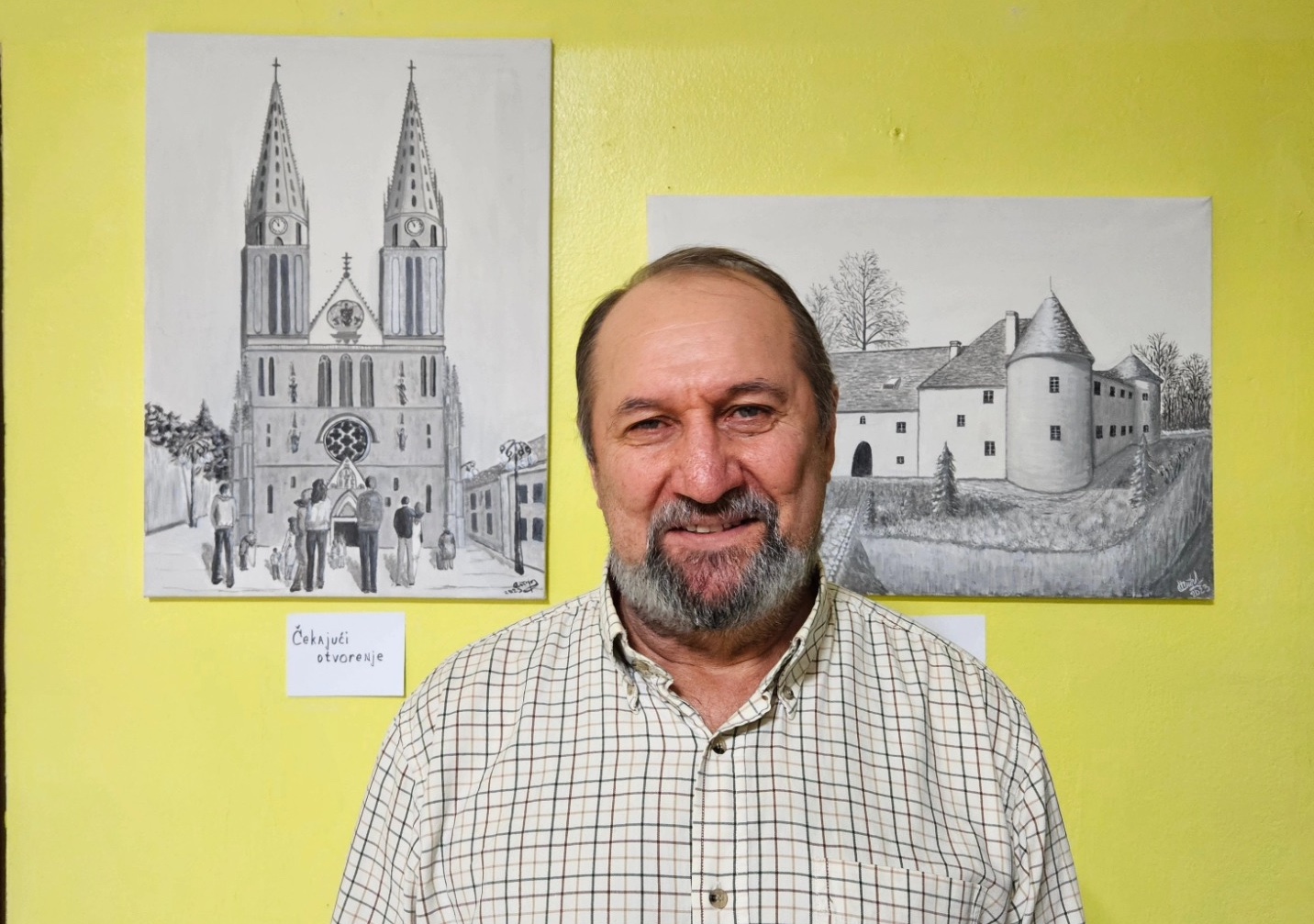 'If you immerse yourself in art, it becomes your whole life,' says Yurii, who took his art skills to a new level as part of an art programme offered by the Croatian Red Cross. Yurii came from Kharkiv, Ukraine in 2022 before becoming a volunteer for the Croatian Red Cross.