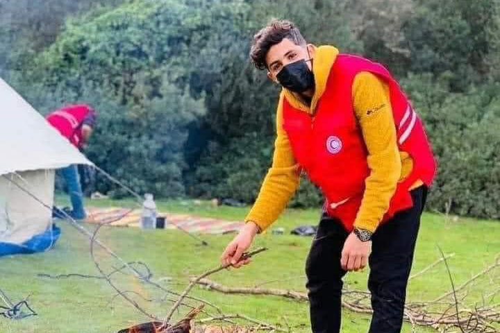 Volunteer Hussein Bou Zanouba was heading out to try and save lives when the ambulance he was riding in collided with an electric power pole, leading to his tragic drowning.