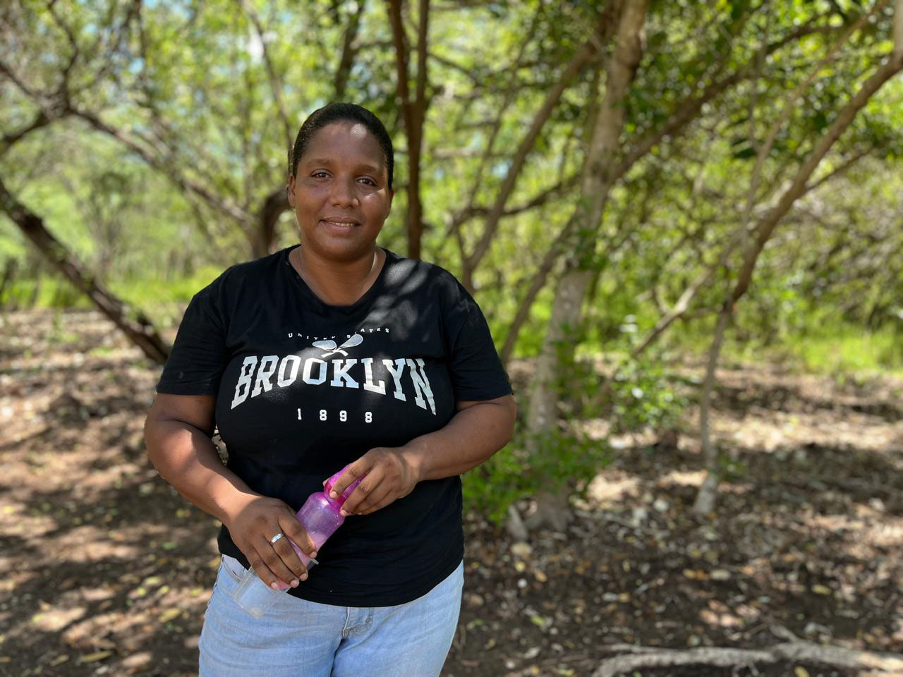 Betania Luisa Guevara is the village midwife in El Cajuil, where the Laguna de Oviedo is located.  She attends the births of both women and cows.