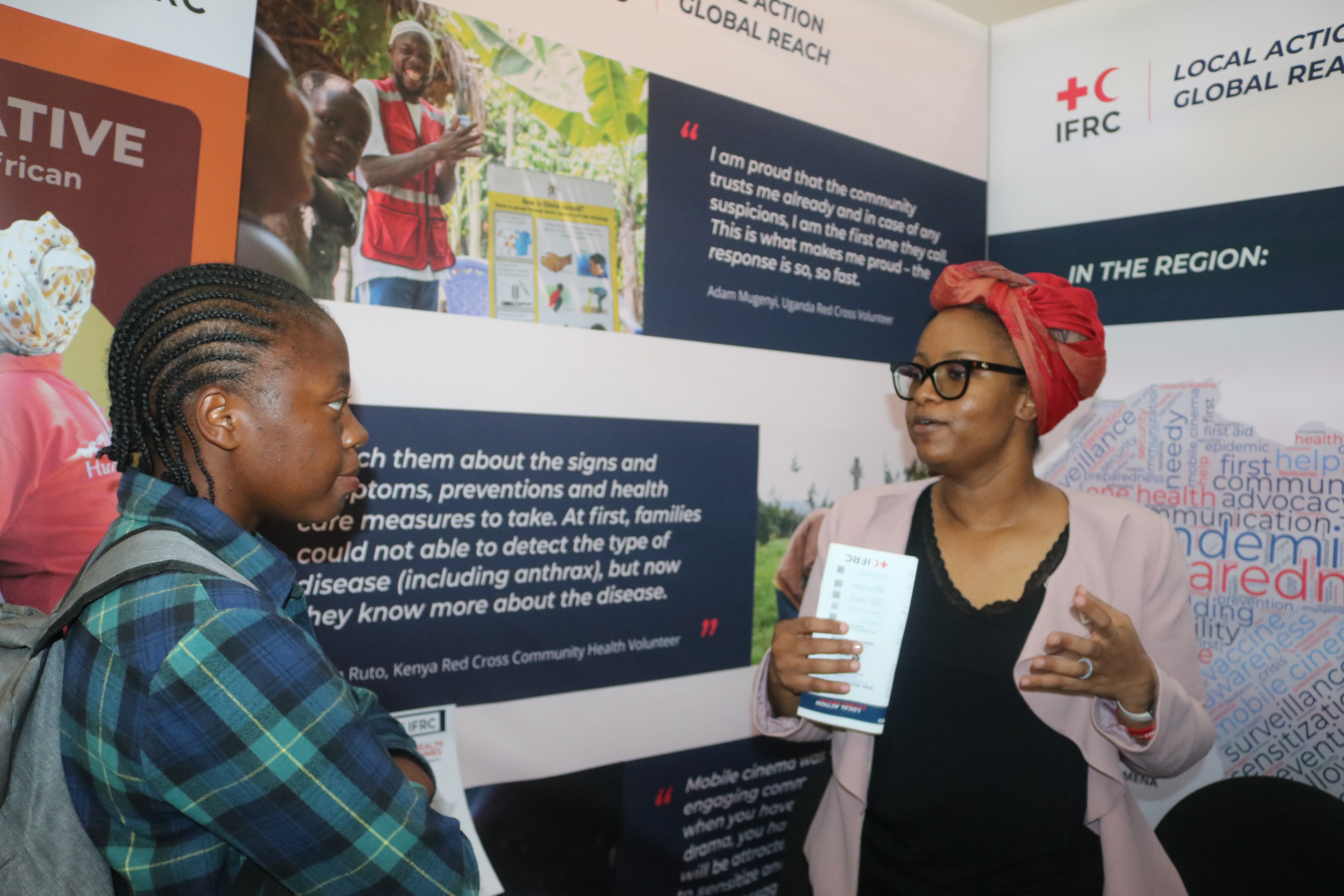 Dr. Danielle Domersant, Health Delegate in IFRC's Yaoundé Cluster office in Cameroon. 