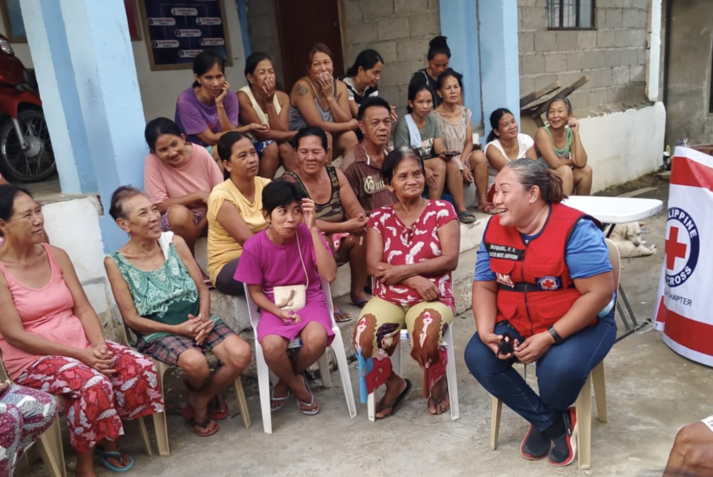 For Volunteer Felisa Buquel, an important part of her work is helping people with their psychological and social recovery after a series typhoons hit the Philippines in October and November 2024.