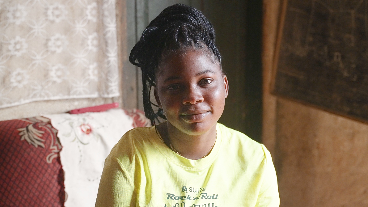 Najassa smiles and feels relieved and proud that she was able to support her mother to recover.