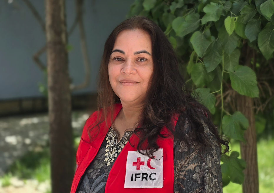 Dr. Sushma Bhusal, Regional Thematic Lead for Health and Care, for IFRC's Asia Pacific region.