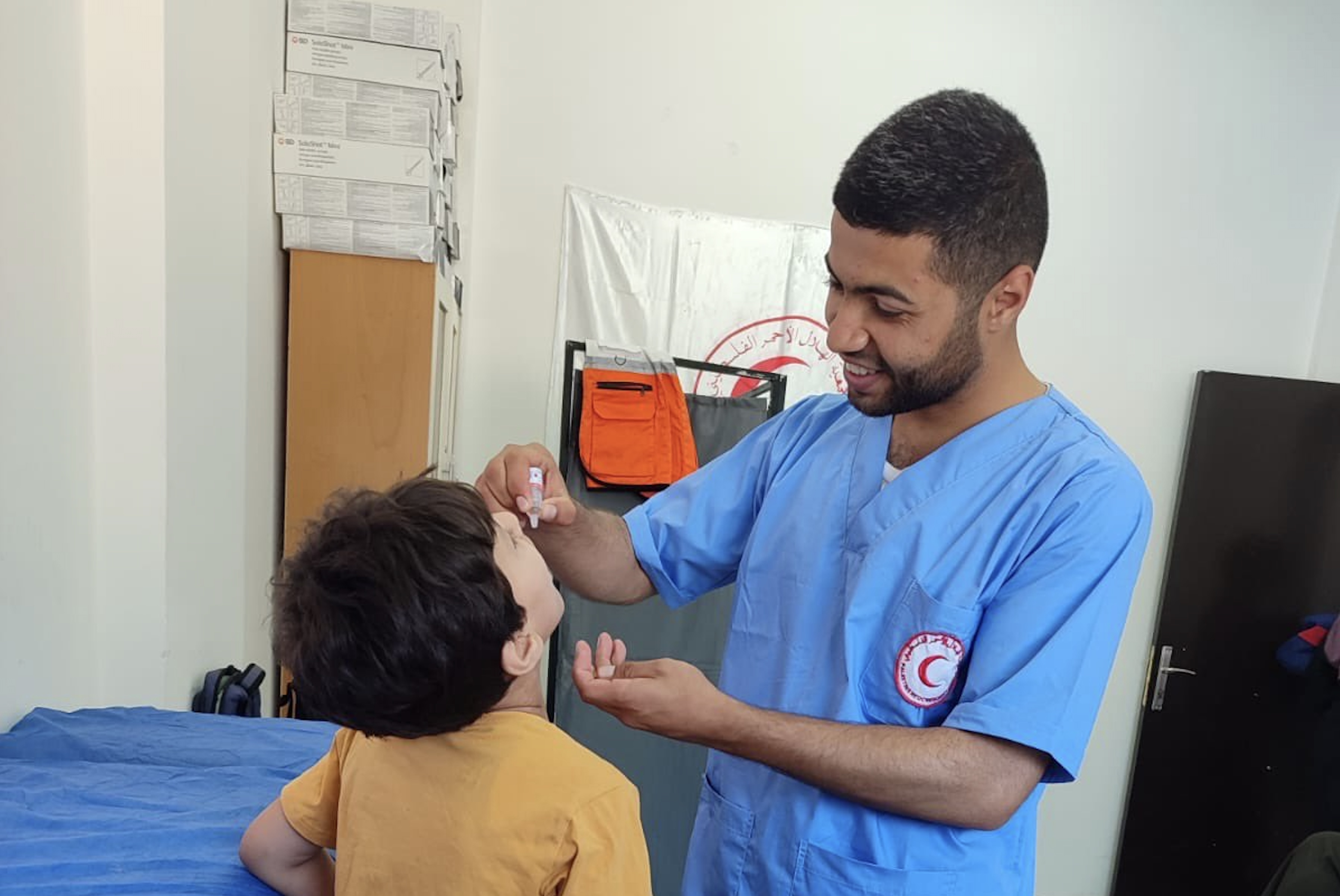 Haitham Bassam Abu Issa, a nurse at a PRCS clinic, was killed in Deir al-Balah