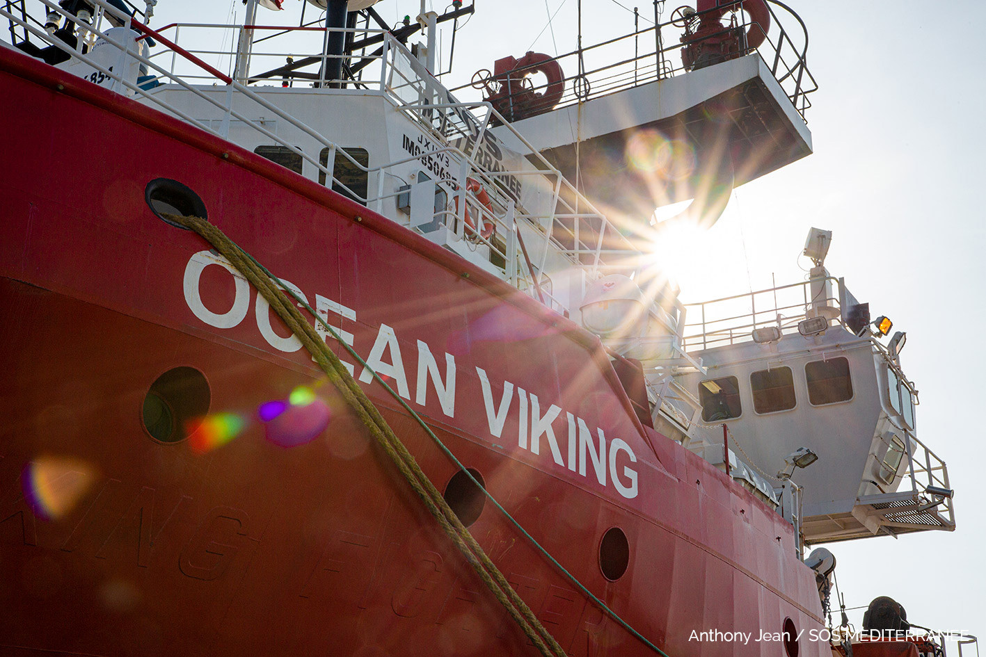 El buque de búsqueda y rescate Ocean Viking.