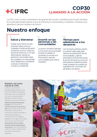 Llamado a la acción de la IFRC para la COP30.pdf