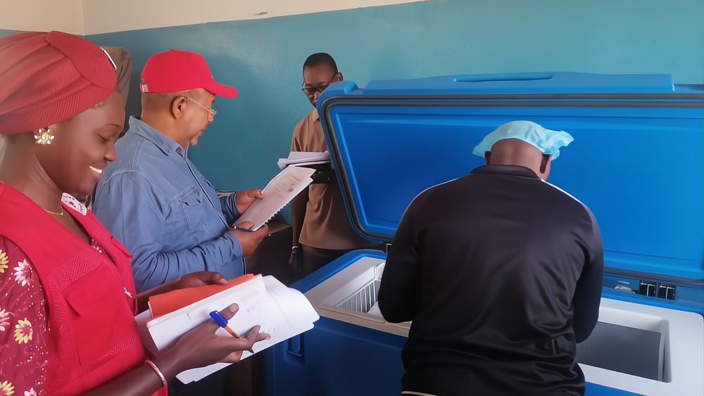 IFRC and Mali Red Cross staff inspect vaccine supplies and coordinate with health authorities to plan vaccine outreach sessions and mobile clinics to reach underserved populations.