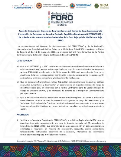 Acuerdos IFRC -CEPREDENAC - Dialogo de Alto Nivel -Final.pdf