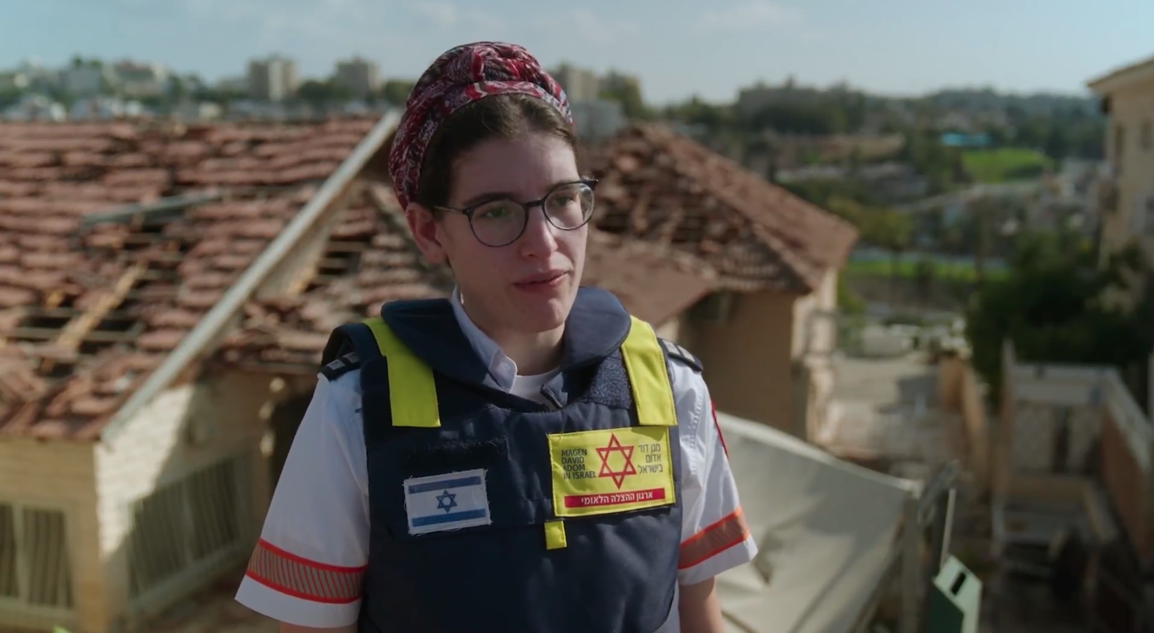 Magen David Adom paramedic Avigail Danino.
