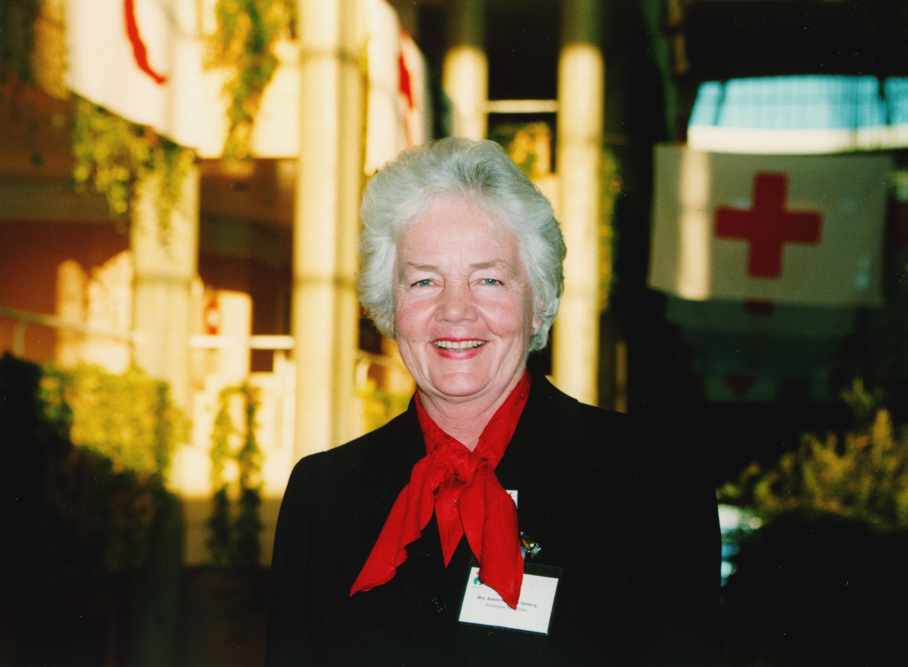 Tidligere President i IFRC Astrid Nklebye HeibergCopyright Norges Rde Kors