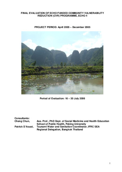 ECHO 4 CVR Project Evaluation report.pdf