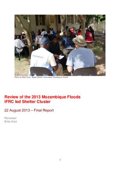 Final Report of the 2013 Mozambique Floods IFRC led Shelter Cluster.pdf