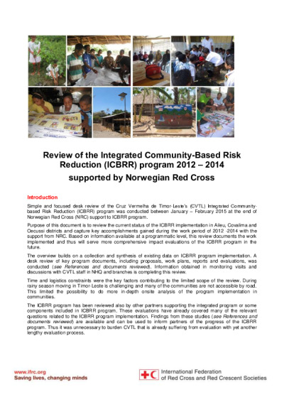 Review of ICBRR program 2012-2014 supported by Norwegian Red Cross.pdf