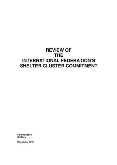 Review of IFRC Shelter Cluster Final 09 01 10.pdf
