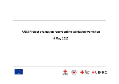 ARCI online evaluation workshop.pdf