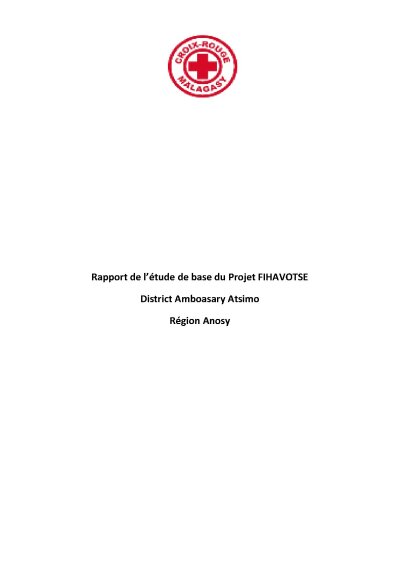 Baseline  report FIHAVOTSE_ CRM_ Nov 2015.pdf