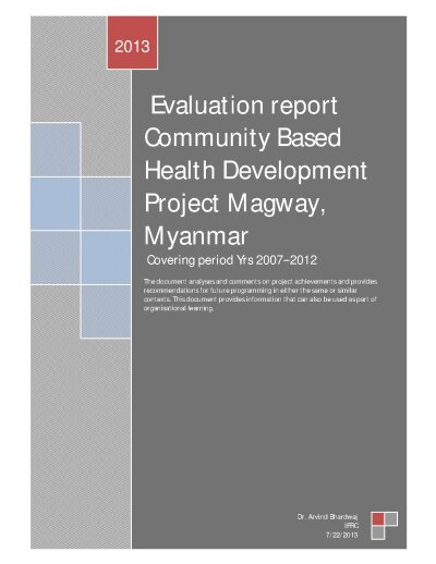Final Evaluation of Community Based Health Development Project Magway.pdf