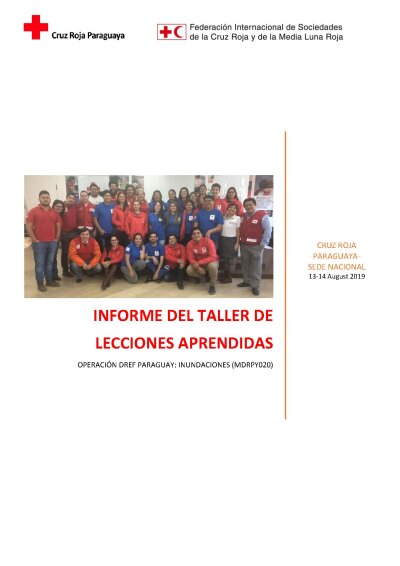 Informe Taller Lecciones Aprendidas MDRPY020 Paraguay Inundaciones.pdf