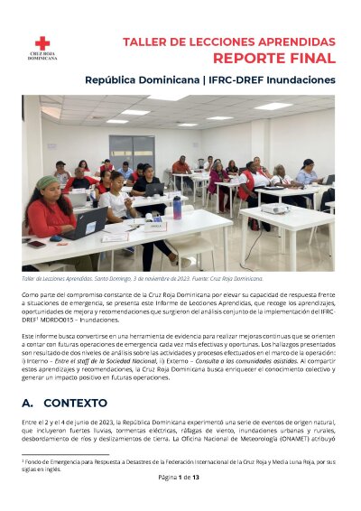 Informe Taller de Lecciones Aprendidas - Dominican Republic Floods (MDRDO015).pdf