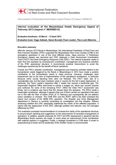 MDRMZ010 Internal evaluation Mozambique floods Emergency Appeal of February 2013.pdf