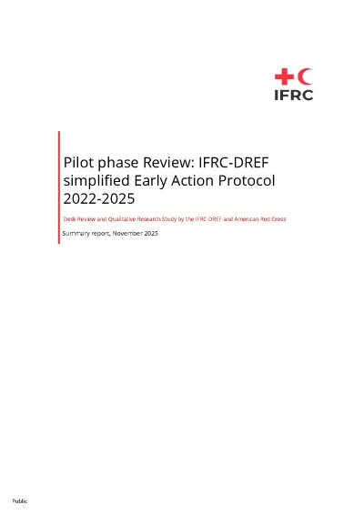 Review of IFRC-DREF sEAP Pilot Phase_summary report.pdf