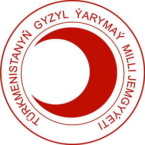 Turkmenistan Red Crescent logo