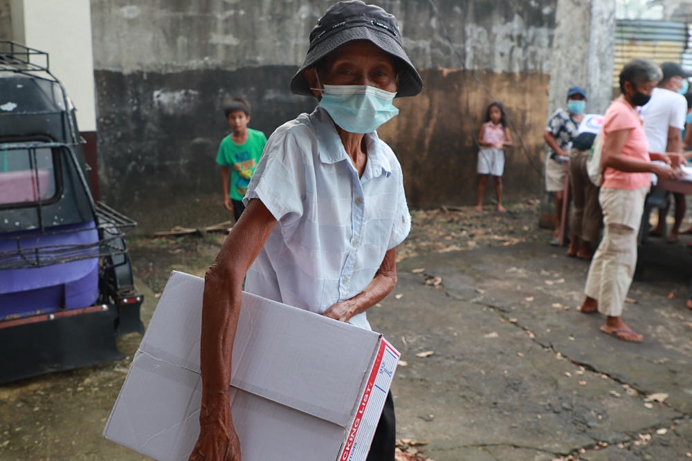 Philippine Red Cross continues to assist people affected by back-to-back powerful typhoons Goni and Vamco. Immediate relief, cooked meals, first aid, shelter materials to rebuild homes are provided to support people restart their lives.