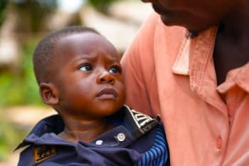Gregoire, looking up at his father Aldyor