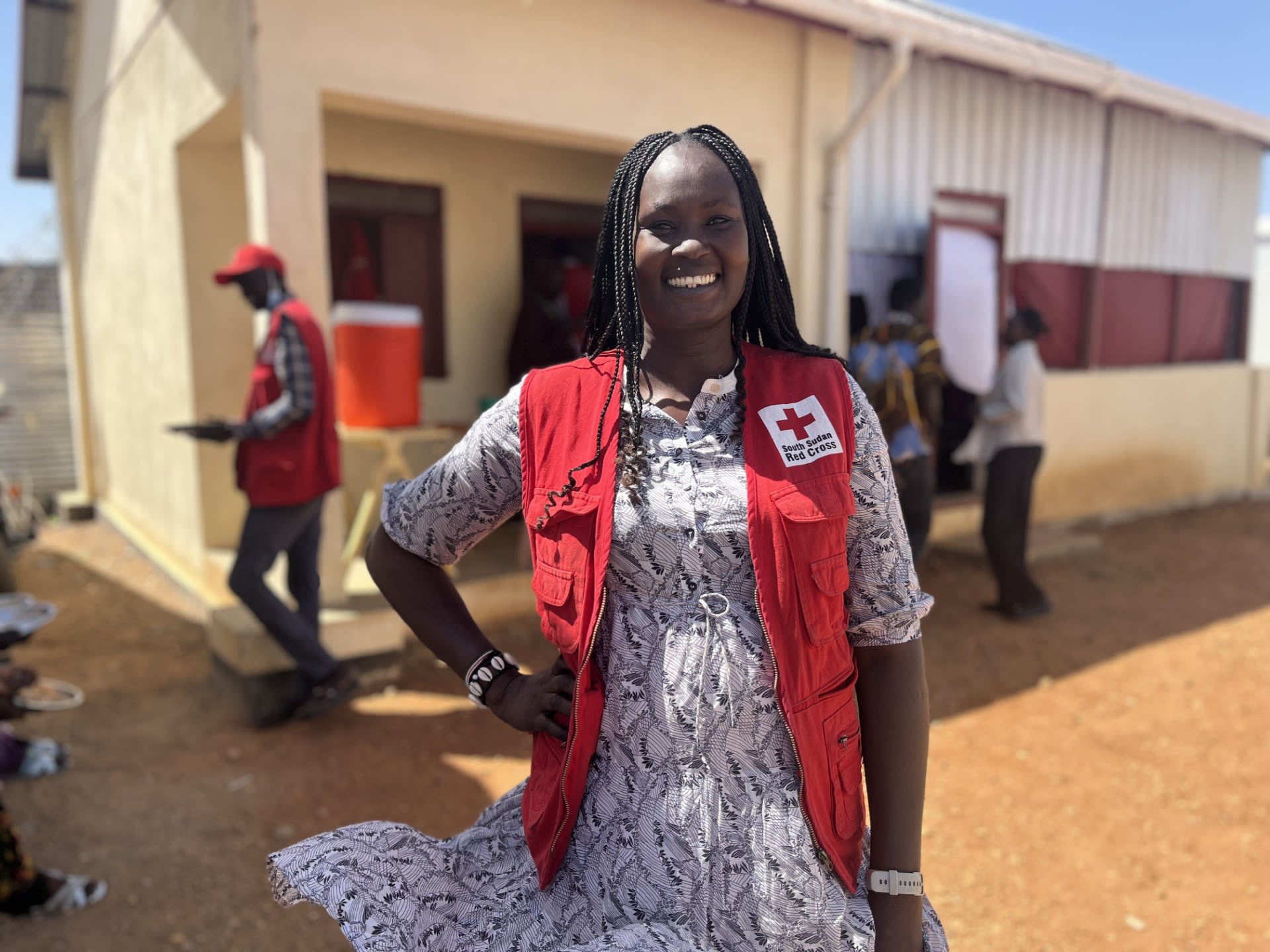 32-year-old Veronica, Protection Coordinator for the South Sudan Red Cross. 