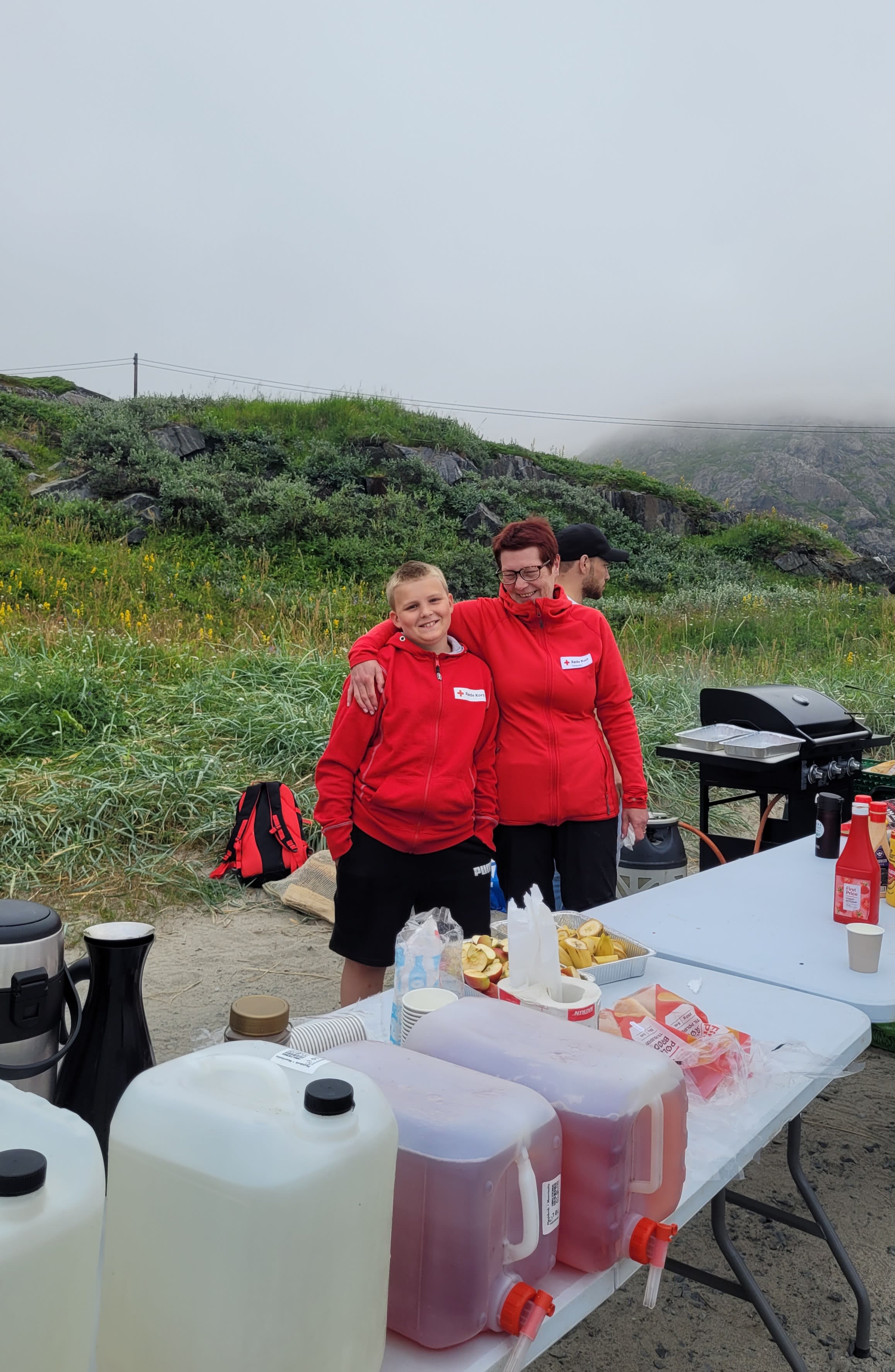 Red Cross volunteers organized&nbsp;a summer activity for residents at the asylum reception&nbsp;centre. Photo:&nbsp;Sandra&nbsp;Asmyhr/Norwegian Red Cross