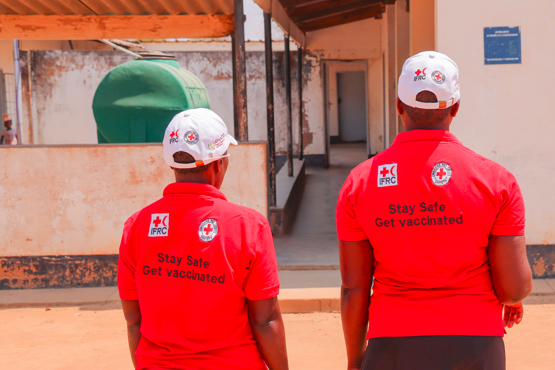 Door-to-door visits from the Zimbabwe Red Cross plays a key role in demand creation and community mobilisation through its network of village health workers.