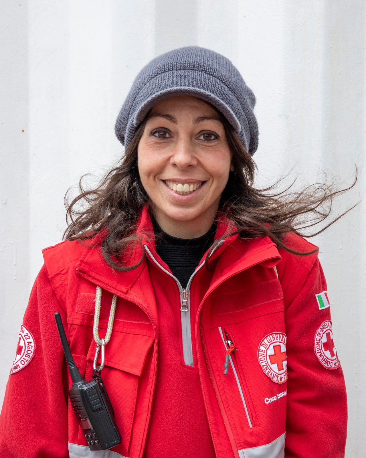 Sara Mancinelli, IFRC operations manager aboard the Ocean Viking.
