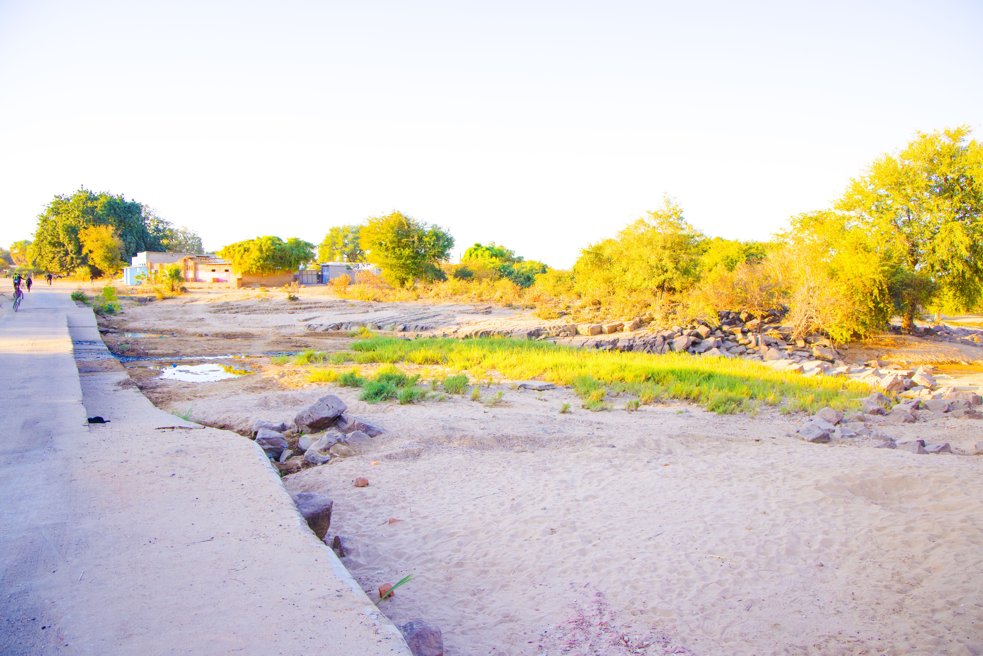 Where water once brought life, drought has left emptiness. The dried-up river in Sinazongwe cuts through homes and livelihoods.  