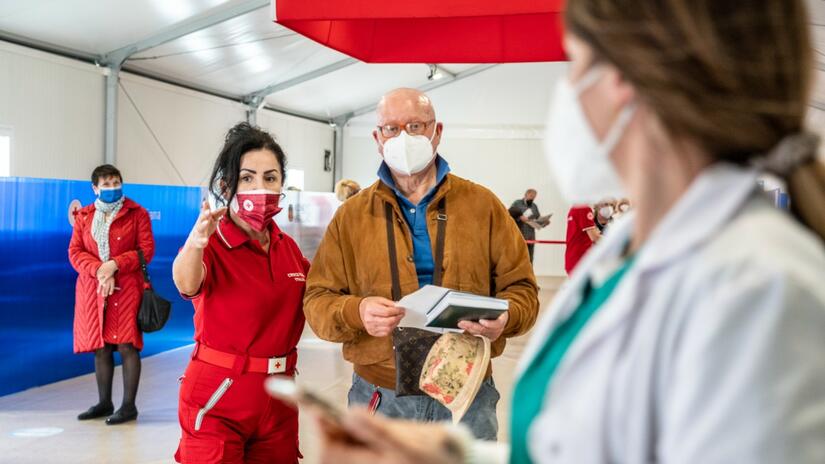 National Red Cross and Red Crescent Societies across Europe are working to build trust and underline the importance of vaccination. So far, local teams have helped immunise 31 million people in the region.