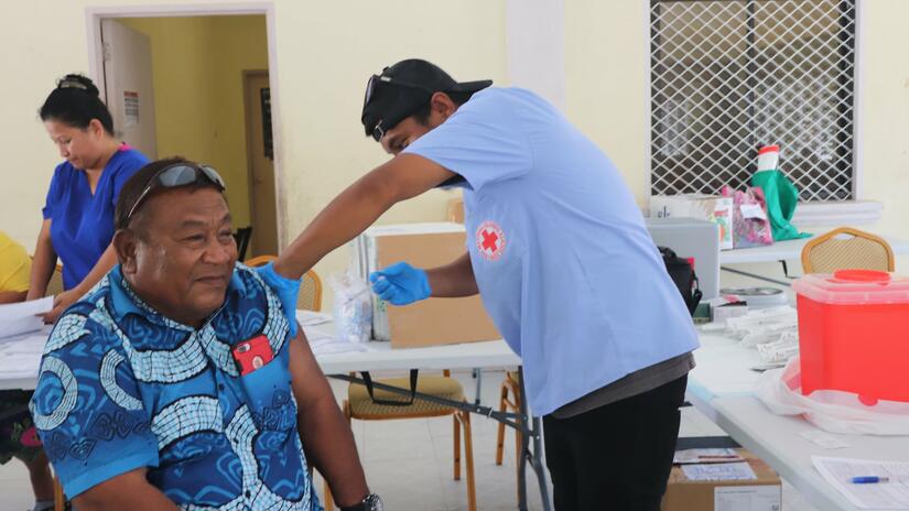 Other Pacific nations have also raced up the global vaccine leader board. Red Cross Societies have been building vaccine confidence by listening and talking through key concerns.