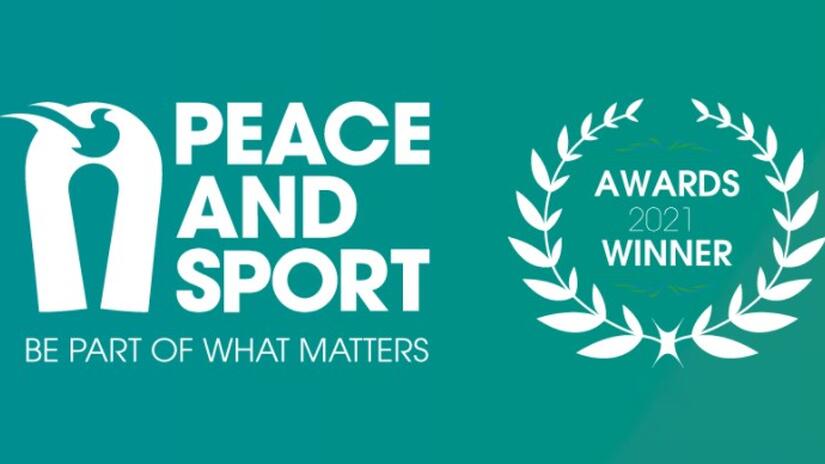 The logo of the Peace and Sport Awards 2021