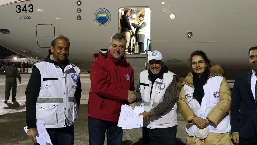 The Kuwaiti Red Crescent was one of the first National Societies providing support for the Polish Red Cross Ukraine response operation.