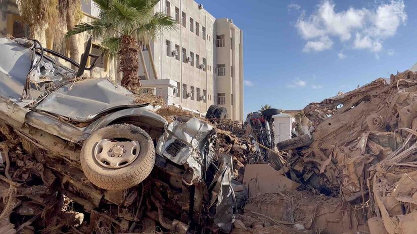 The level of destruction in Derna was immense and the impacts have been long term. 