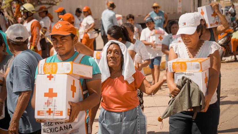 Mexican Red Cross response to Hurricane Otis on the state of Guerrero