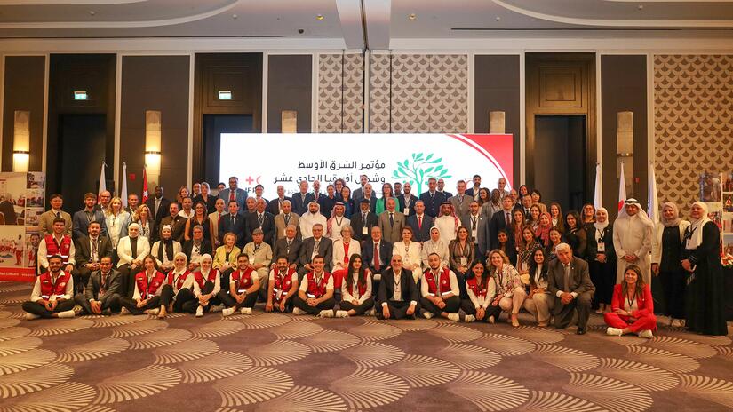 Participants in the 11th Red Cross Red Crescent MENA Conference 
