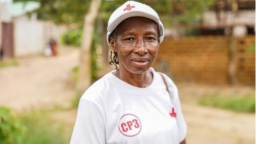 Eyenga Bamboko is a community first-aid volunteer for the Red Cross of the Democratic Republic of the Congo who is playing a key role in the response to mpox. 