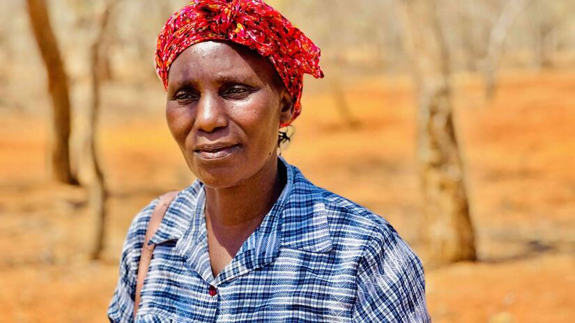 With the food assistance provided by the IFRC and the Zimbabwe Red Cross, 52-year-old Monica Mpande says she can save enough money to buy schoolbooks for her children.