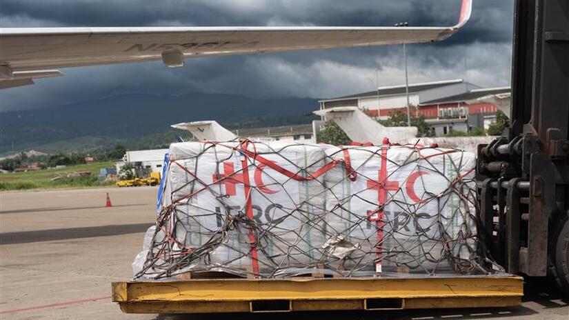 La IFRC envía las primeras 64 toneladas de ayuda humanitaria a